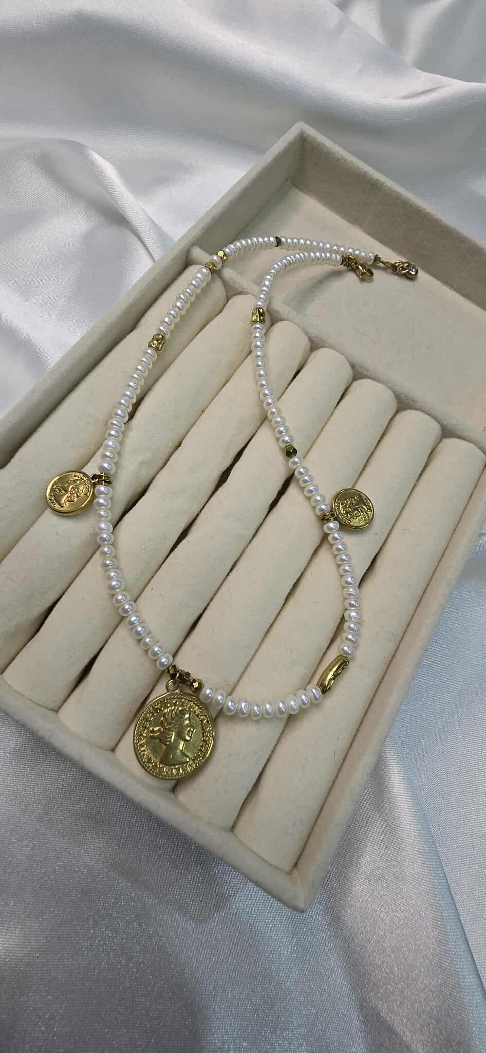 Dámsky náhrdelník Pearl Coin