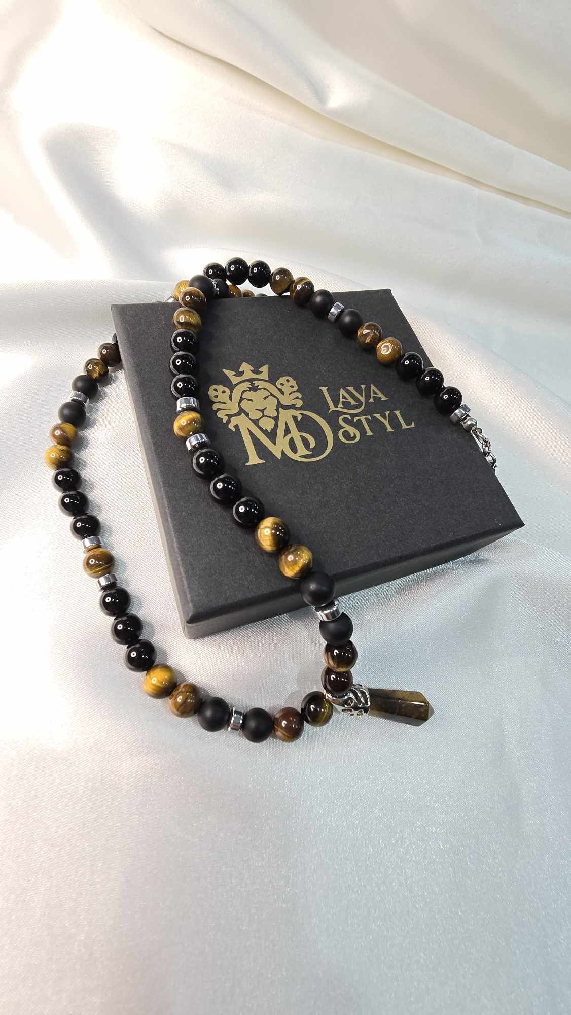 Náhrdelník Tiger’s Hexagon