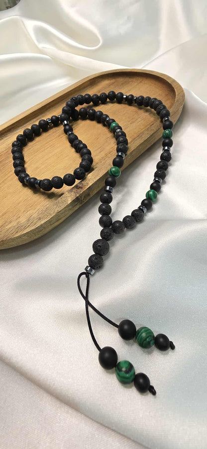 Náhrdelník Malachit Veil