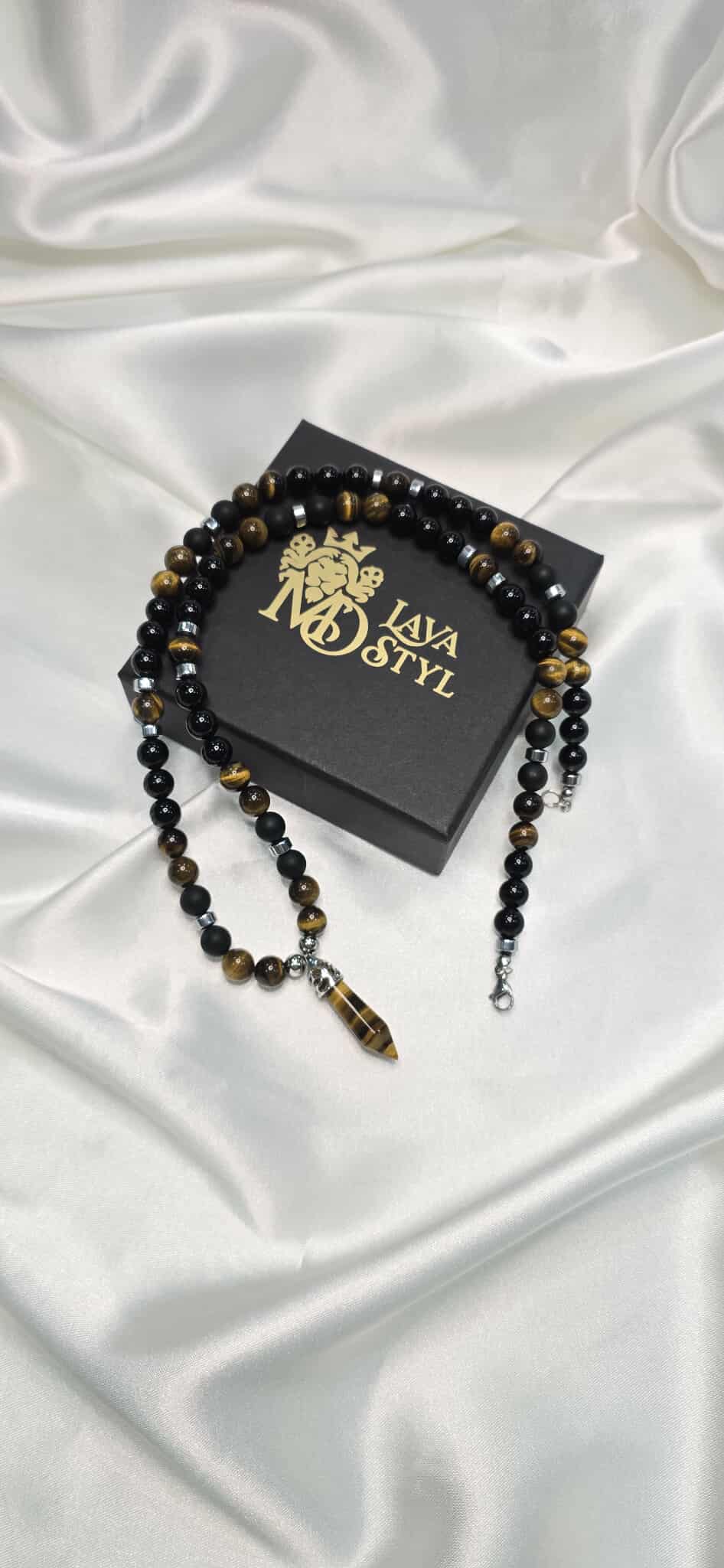 Náhrdelník Tiger’s Hexagon