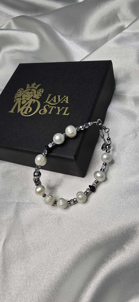Náramok Pearl Harmony Silver