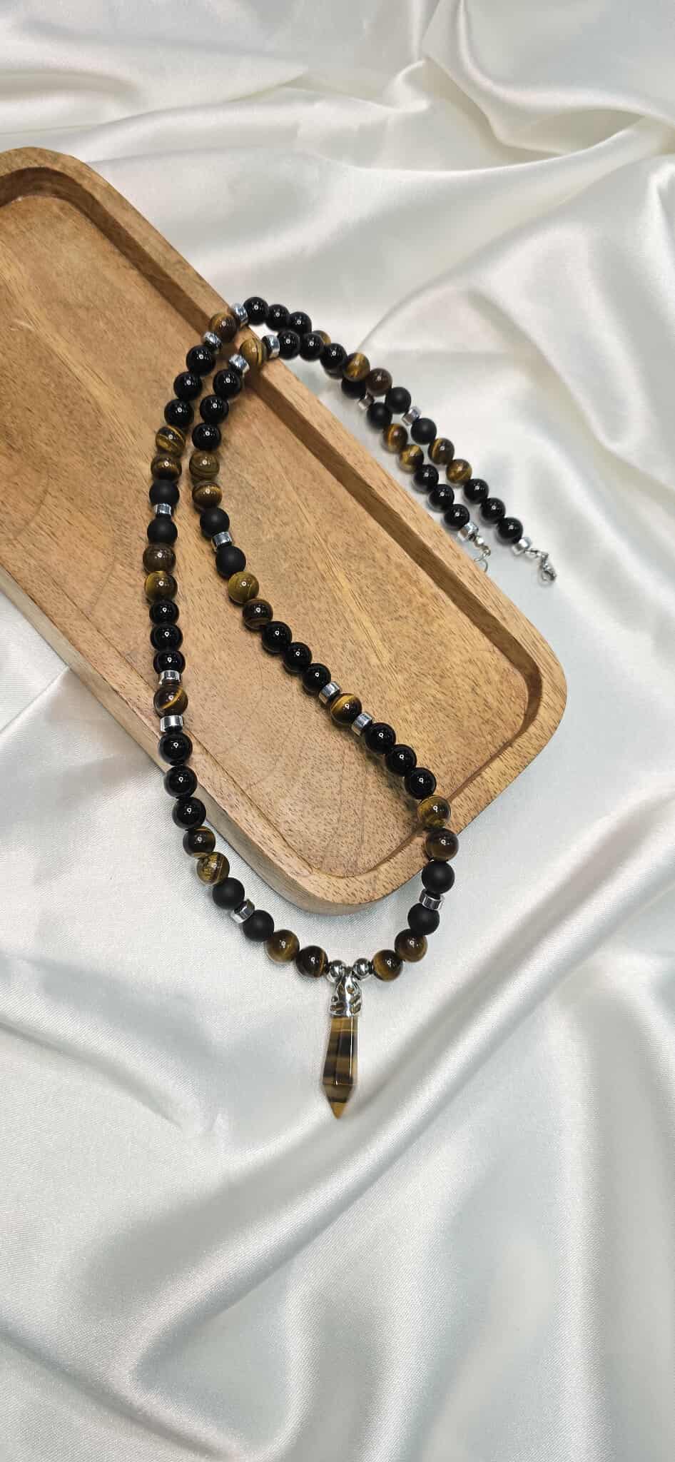 Náhrdelník Tiger’s Hexagon