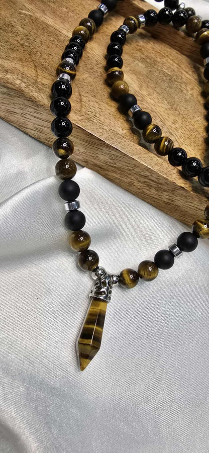 Náhrdelník Tiger’s Hexagon