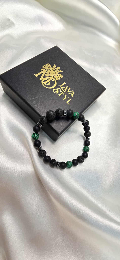 Náramok Malachit Veil