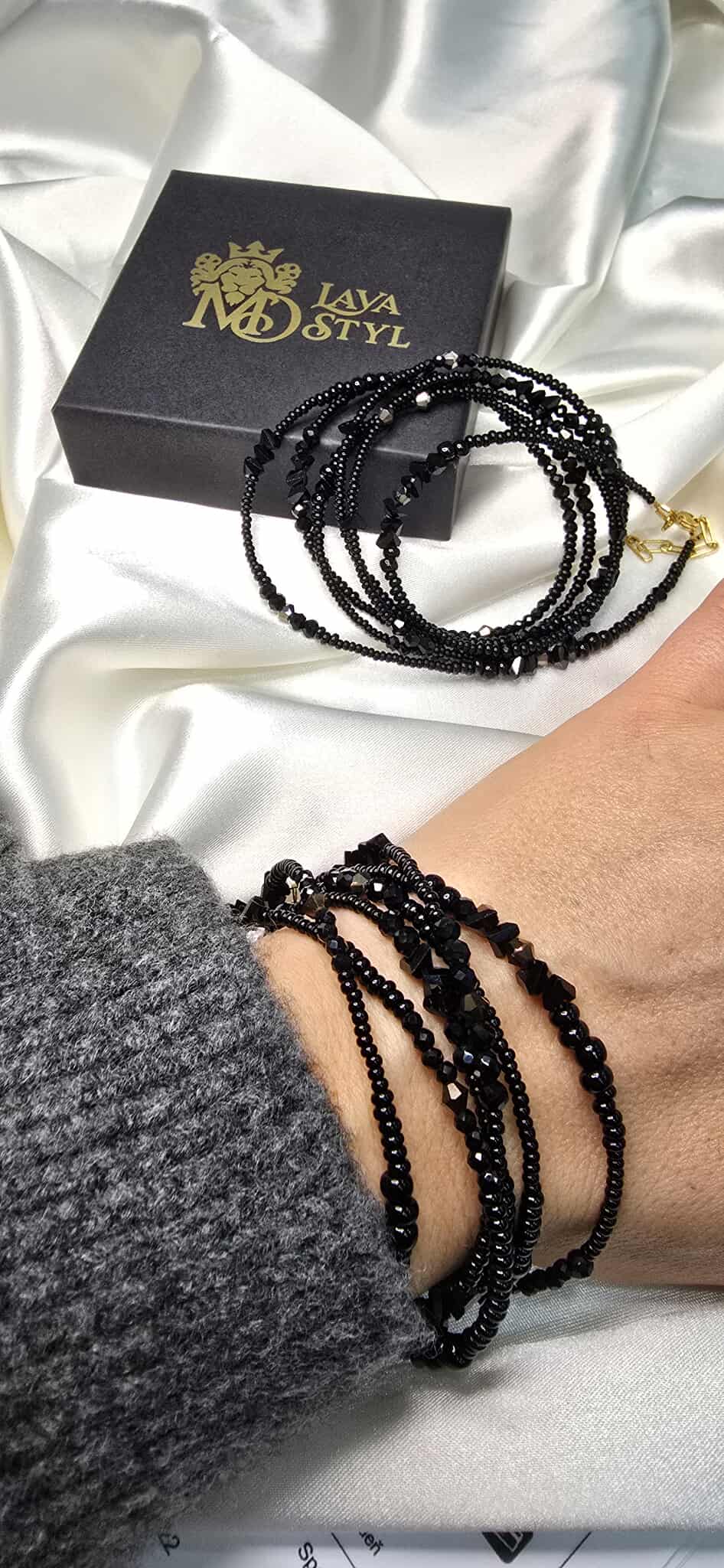 Náramok Infinity Noir