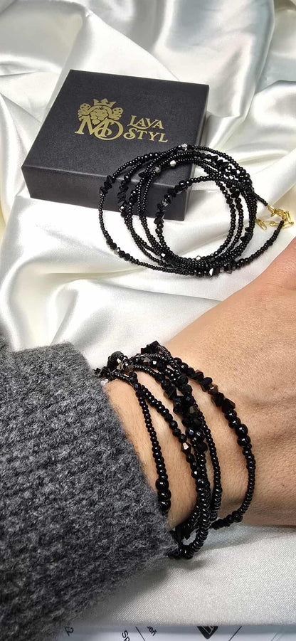 Náramok Infinity Noir