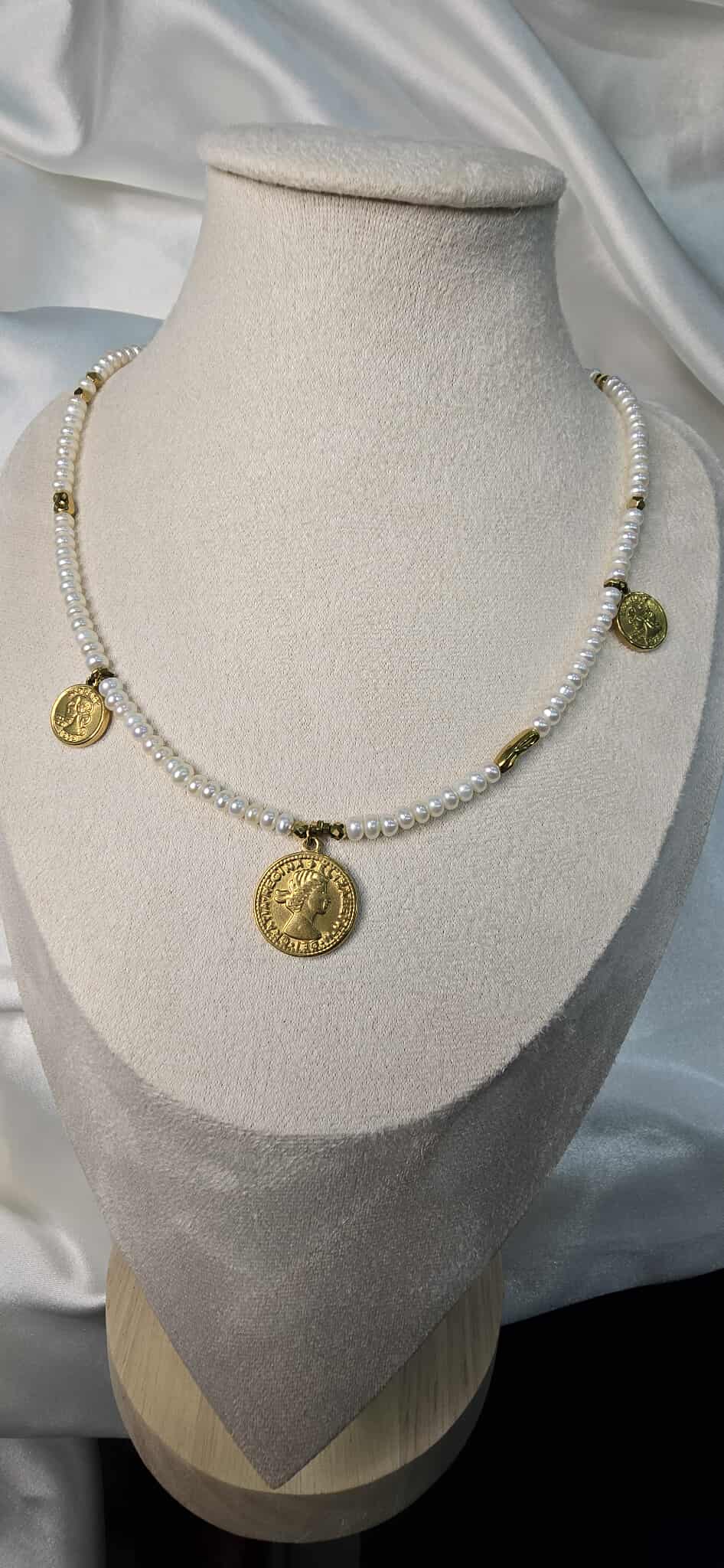 Dámsky náhrdelník Pearl Coin