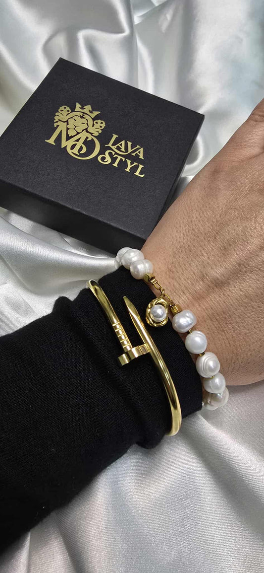 Náramok Golden Harmony Pearl Bracelet