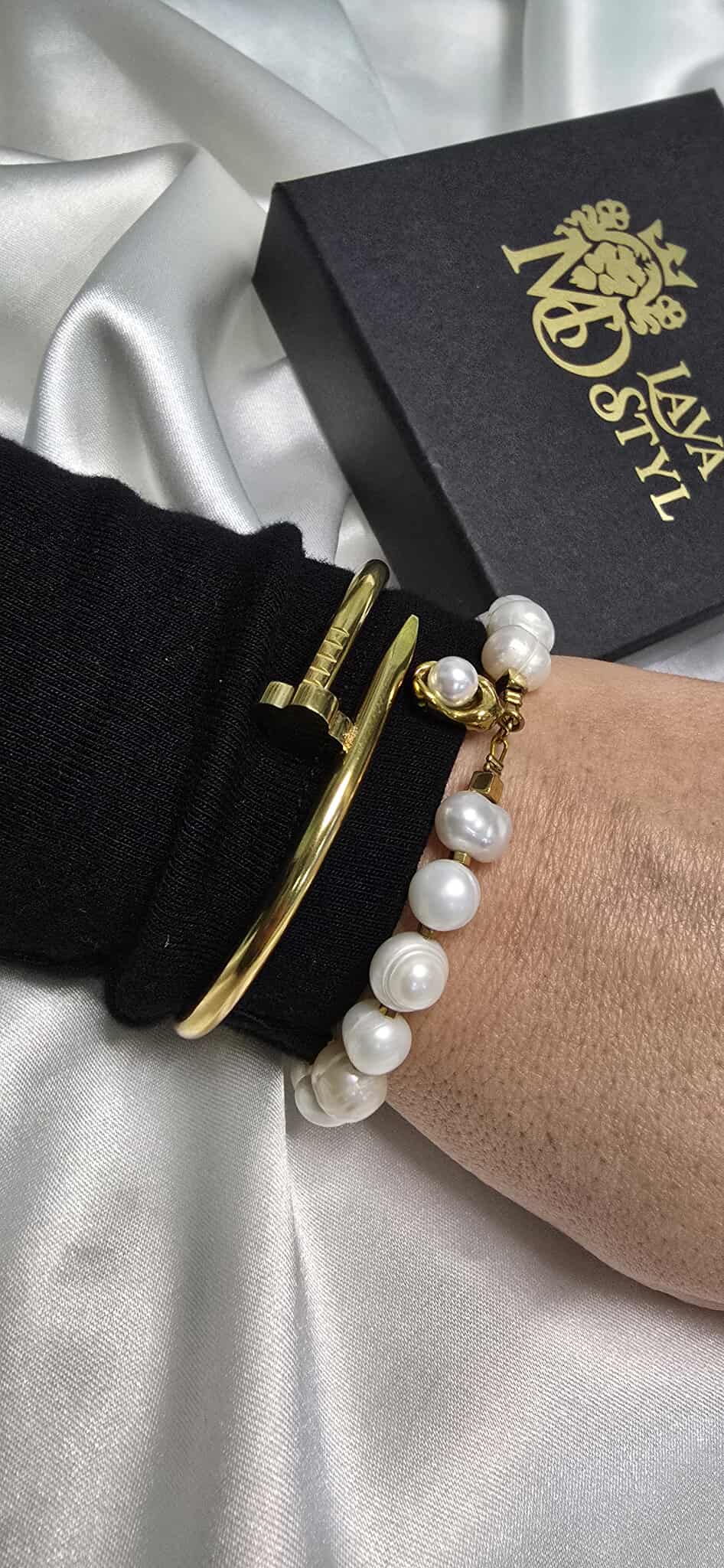 Náramok Golden Harmony Pearl Bracelet
