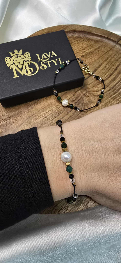Náramok Lava Emerald Mystery