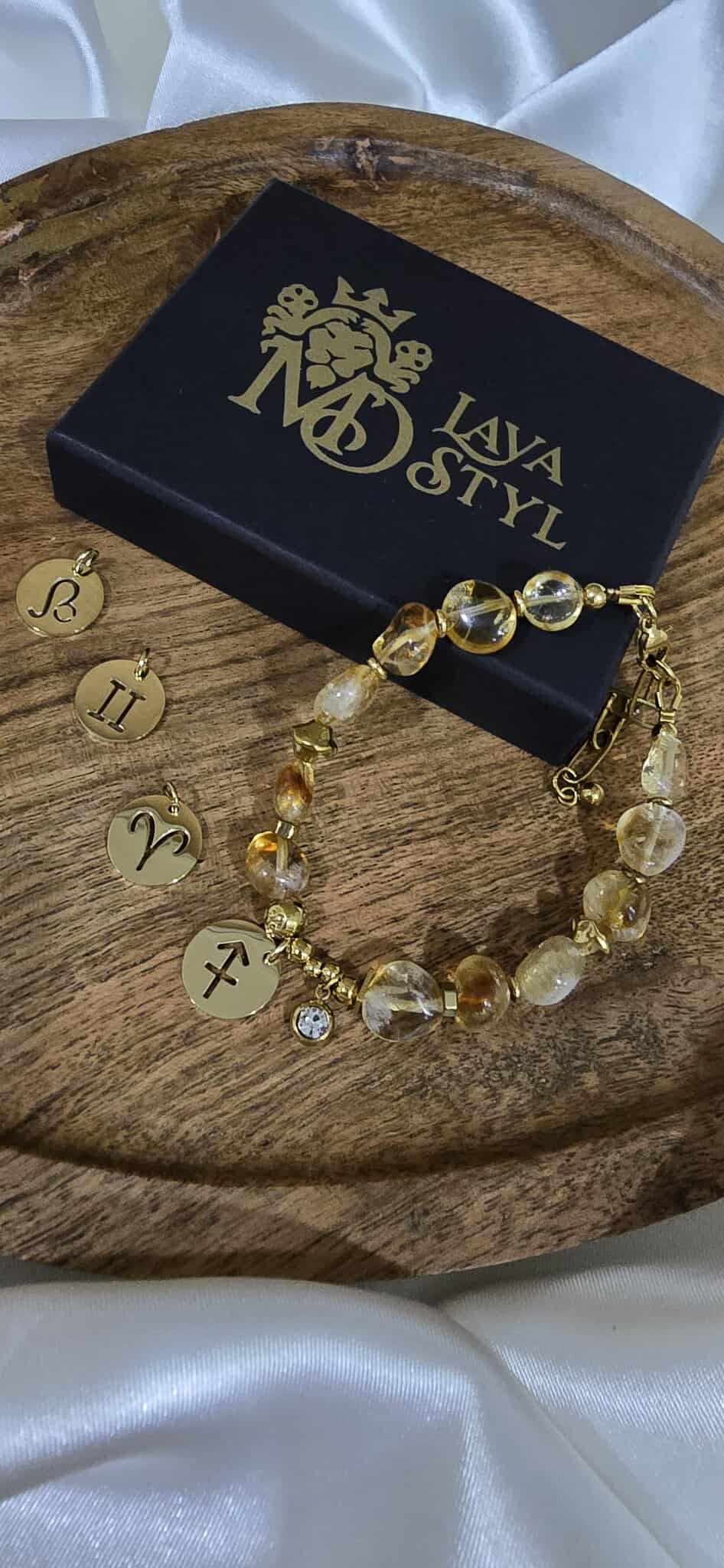 Náramok Citrine Zodiak Soul