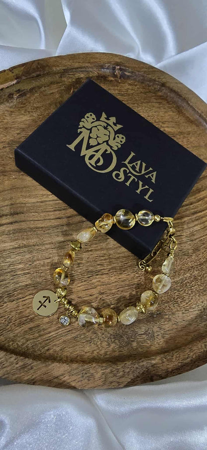 Náramok Citrine Zodiak Soul