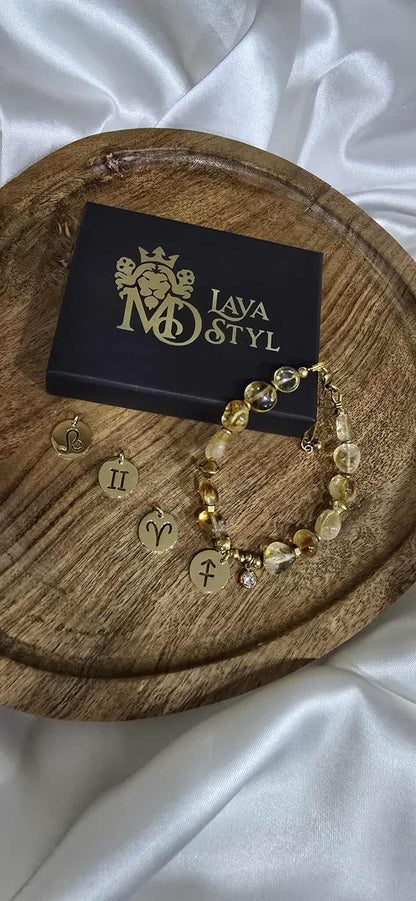 Náramok Citrine Zodiak Soul