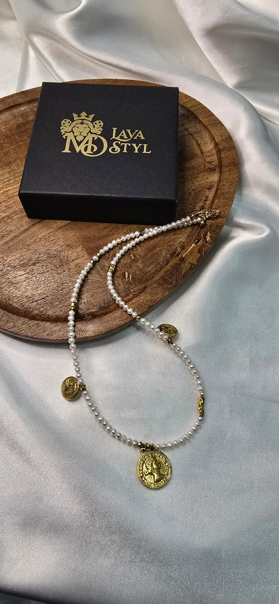 Dámsky náhrdelník Pearl Coin