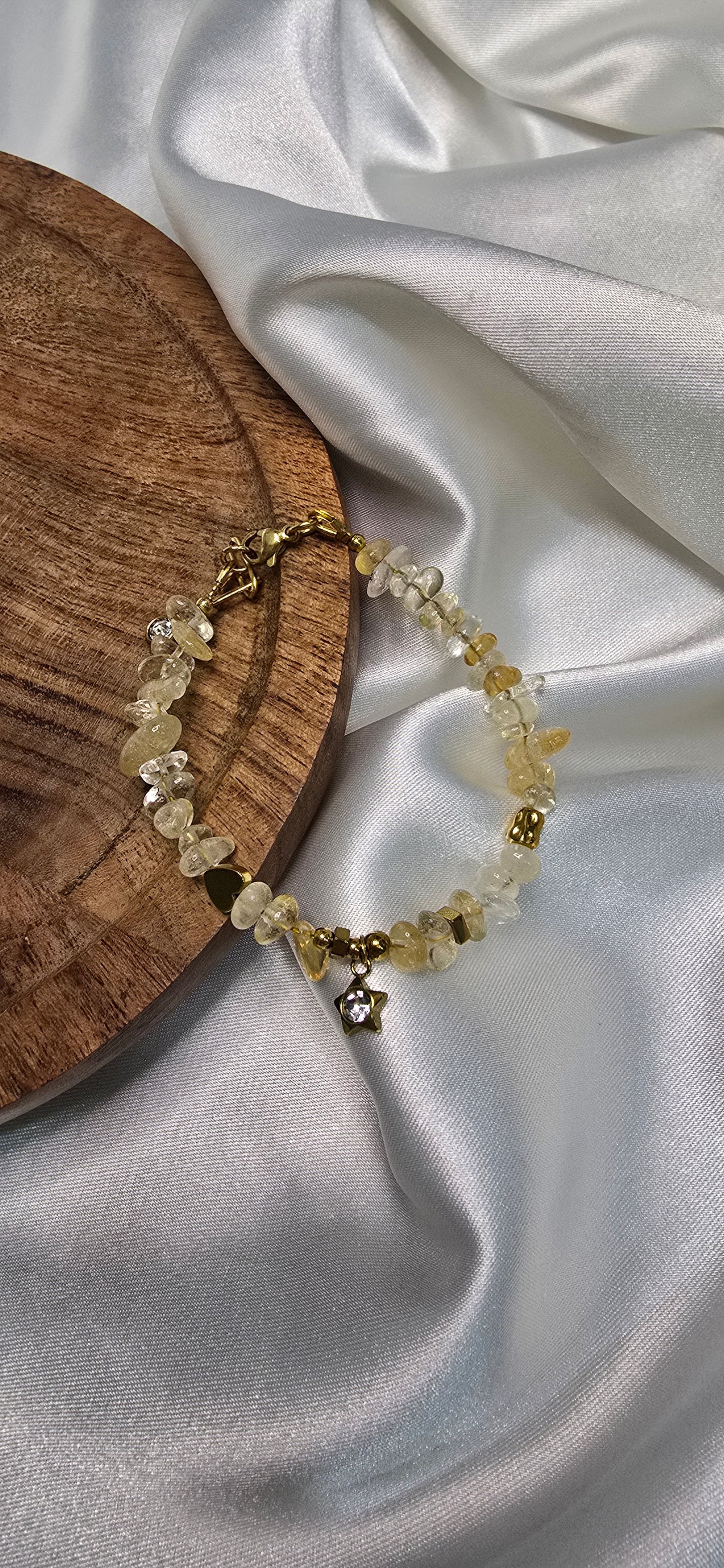 Citrine Star Náramok prežiarený slnkom